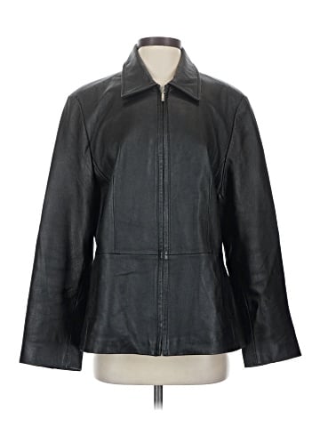 Apt. 9 Leather Jacket (view 1)