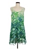 CAbi 100% Polyester Tropical Green Cocktail Dress Size M - photo 1