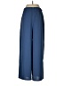 Simplee 100% Polyester Solid Blue Casual Pants Size M - photo 2