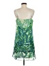 CAbi 100% Polyester Tropical Green Cocktail Dress Size M - photo 2