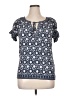 Max Studio 100% Rayon Blue Short Sleeve Blouse Size XL - photo 1