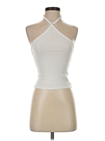 Madewell Supima&reg; Rib Halter Tank Top (view 1)