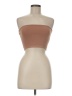 Zara Solid Tan Brown Tube Top Size M - photo 1
