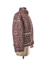 Unbranded 100% Polyester Floral Burgundy Jacket Size S - photo 4