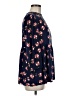 One September 100% Rayon Blue 3/4 Sleeve Blouse Size M - photo 4