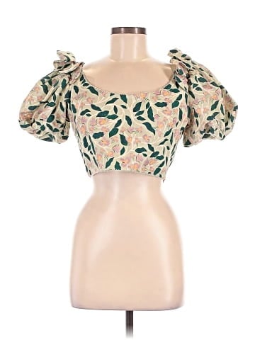 Agua by Agua Bendita Short Sleeve Blouse (view 1)