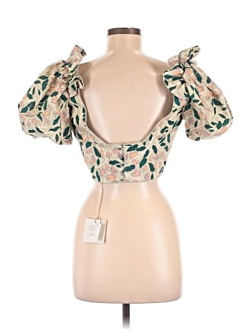 Agua by Agua Bendita Short Sleeve Blouse (view 2)