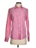 J.Crew 100% Cotton Checkered-gingham Pink Long Sleeve Button-Down Shirt Size 2 - photo 1