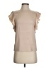 Theory Tan Sleeveless Silk Top Size P (petite) - photo 1