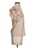 Theory Tan Sleeveless Silk Top Size P (petite) - photo 4