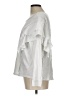 Amaryllis 100% Cotton Silver Long Sleeve Top Size L - photo 5