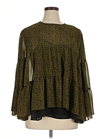 MICHAEL Michael Kors Long Sleeve Blouse (view 1)