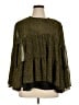 MICHAEL Michael Kors Green Long Sleeve Blouse Size XL - photo 1