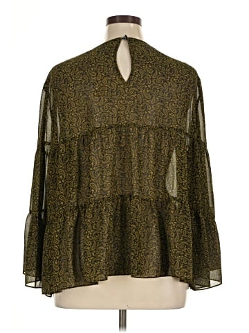 MICHAEL Michael Kors Long Sleeve Blouse (view 2)