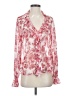 Ted Baker London 100% Polyester Pink Long Sleeve Blouse Size 2 (0) - photo 1