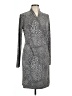 Norma Kamali Animal Print Gray Cocktail Dress Size L - photo 1