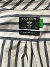 Dockers Stripes Silver White Long Sleeve Button-Down Shirt Size M - photo 4