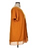Logo Layers Orange Short Sleeve Top Size 1X - photo 4