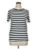 Lularoe Stripes Silver Short Sleeve T-Shirt Size XL - photo 1