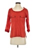 One September 100% Cotton Red 3/4 Sleeve Top Size P (petite) - photo 1
