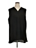 Nic + Zoe 100% Polyester Black Sleeveless Blouse Size 1X - photo 1