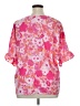 Unbranded 100% Polyester Pink 3/4 Sleeve Blouse Size 1X - photo 2