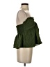 Shein 100% Polyester Green Sleeveless Blouse Size S - photo 4