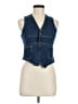 Levi's 100% Cotton Blue Sleeveless Button-Down Shirt Size 16 - photo 1