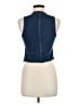 Levi's 100% Cotton Blue Sleeveless Button-Down Shirt Size 16 - photo 2