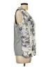 Coldwater Creek Silver Sleeveless Blouse Size L - photo 4