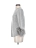 Neiman Marcus Silver Gray 3/4 Sleeve T-Shirt Size S - photo 5