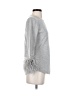 Neiman Marcus Silver Gray 3/4 Sleeve T-Shirt Size S - photo 4