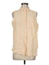 Stark X 100% Cotton Ivory Sleeveless Button-Down Shirt Size M - photo 1