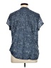 Eddie Bauer Blue Short Sleeve Blouse Size XL - photo 2