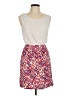 Allison Brittney 100% Polyester Print Ivory Casual Dress Size L - photo 1