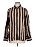 J.Crew Stripes Brown Long Sleeve Button-Down Shirt Size 10 - photo 1