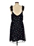 Madewell 100% Polyester Hearts Black Casual Dress Size 10 - photo 2