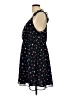 Madewell 100% Polyester Hearts Black Casual Dress Size 10 - photo 5