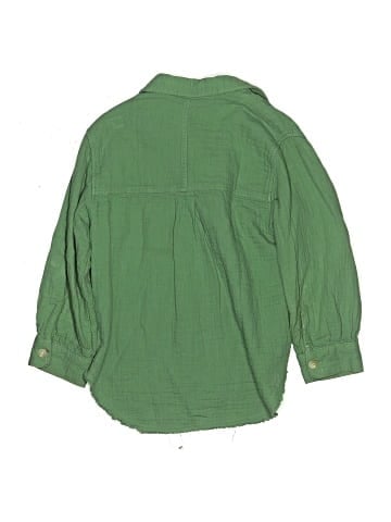 Zara 3/4 Sleeve Button-Down Shirt (view 2)