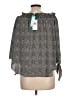 MICHAEL Michael Kors Gray 3/4 Sleeve Blouse Size L - photo 2