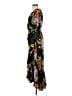 Cinq à Sept 100% Polyester Floral Black Cocktail Dress Size 0 - photo 5