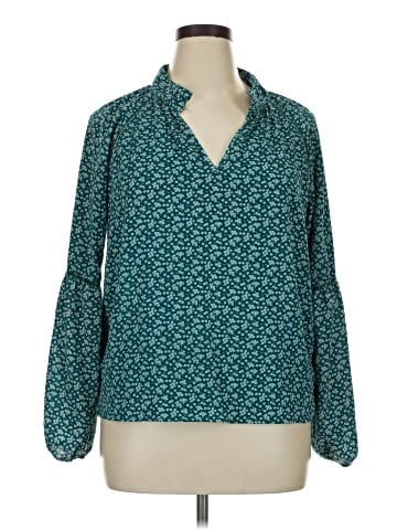 Blue Rain Long Sleeve Blouse (view 1)