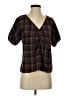 Madewell Brown Short Sleeve Blouse Size S - photo 1