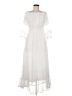 Unbranded 100% Polyester White Casual Dress Size M - photo 1