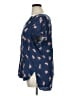 Betabrand Blue Short Sleeve Blouse Size XL - photo 5