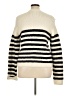 Zara Stripes Ivory Pullover Sweater Size XL - photo 2