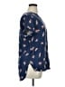 Betabrand Blue Short Sleeve Blouse Size XL - photo 4