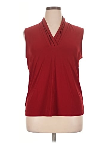 Anne Klein Sleeveless Blouse (view 1)
