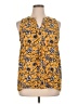 Tabitha Webb 100% Polyester Yellow Sleeveless Blouse Size XL - photo 1