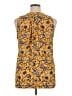 Tabitha Webb 100% Polyester Yellow Sleeveless Blouse Size XL - photo 2